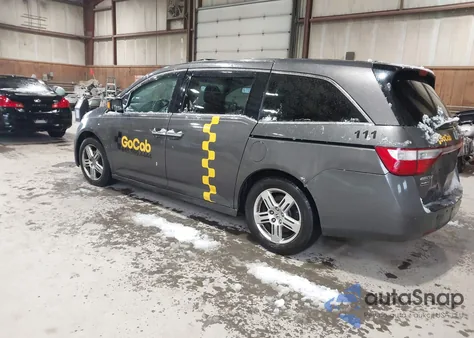 2012 Honda Odyssey Touring/Touring Elite z USA, uszkodzony, nr VIN 5FNRL5H97CB053315